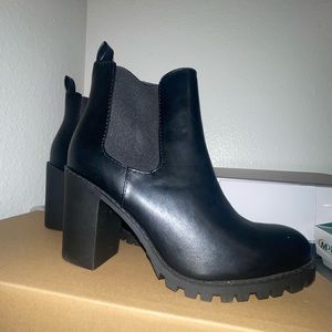 Black Ankle Boots- Size 9